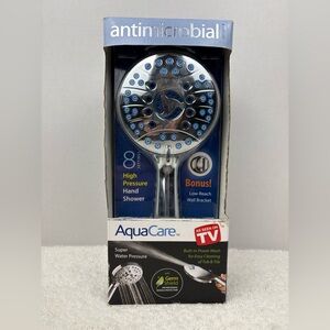NIB AquaCare Antimicrobial Handheld Shower Head